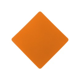 ПАТЧ РОМБ soft-touch (оранжевый) 7,6 х 7,6 см