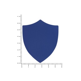 ПАТЧ ЩИТ soft-touch (синий) 6,6 х 5,5 см