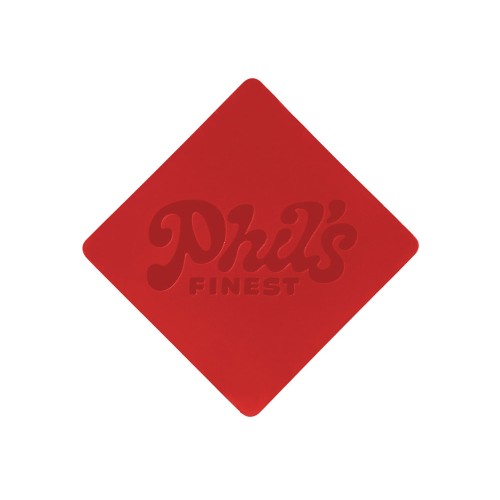 ПАТЧ РОМБ soft-touch (красный) 7,6 х 7,6 см