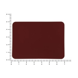 ПАТЧ ПРЯМОУГОЛНЫЙ soft-touch (коричневый ) 5,0 х 7,0 см
