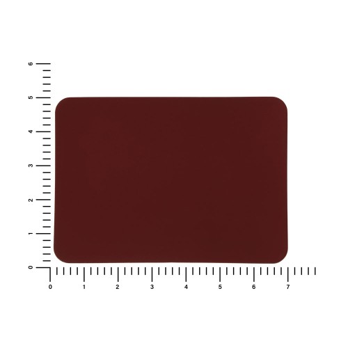 ПАТЧ ПРЯМОУГОЛНЫЙ soft-touch (коричневый ) 5,0 х 7,0 см