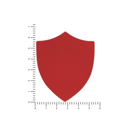 ПАТЧ ЩИТ soft-touch (красный) 6,6 х 5,5 см