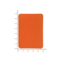 ПАТЧ ПРЯМОУГОЛНЫЙ soft-touch (оранжевый ) 5,0 х 7,0 см
