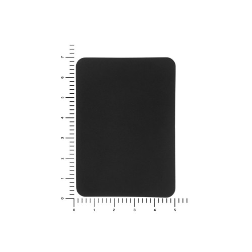 ПАТЧ ПРЯМОУГОЛНЫЙ soft-touch (чёрный) 5,0 х 7,0 см