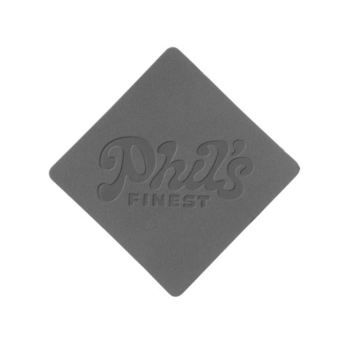 ПАТЧ РОМБ nubuk (серый) 7,6 х 7,6 см