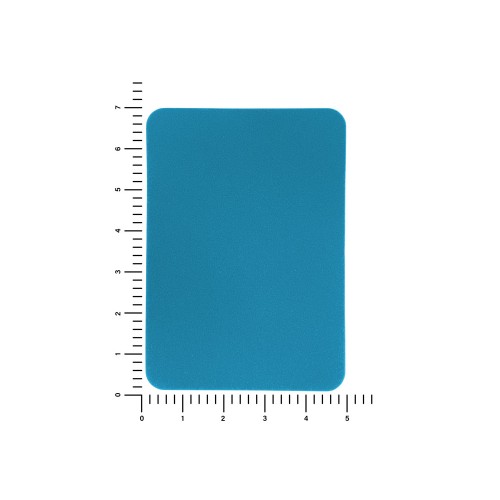 ПАТЧ ПРЯМОУГОЛНЫЙ nubuk (голубой) 5,0 х 7,0 см