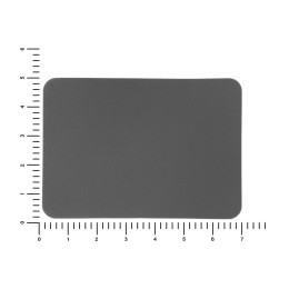 ПАТЧ ПРЯМОУГОЛНЫЙ nubuk (серый) 5,0 х 7,0 см