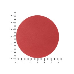 ПАТЧ КРУГ nubuk (красный) 6,0 х 6,0 см