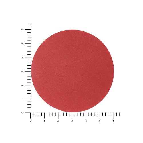 ПАТЧ КРУГ nubuk (красный) 6,0 х 6,0 см