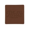 ПАТЧ КВАДРАТ nubuk (коричневый ) 5,5 х 5,5 см