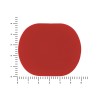 ПАТЧ ОВАЛ soft-touch (красный) 6,0 х 5,0 см