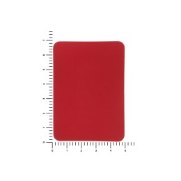 ПАТЧ ПРЯМОУГОЛНЫЙ soft-touch (красный) 5,0 х 7,0 см