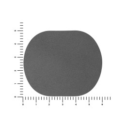 ПАТЧ ОВАЛ nubuk (серый) 6,0 х 5,0 см