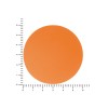 ПАТЧ КРУГ soft-touch (оранжевый ) 6,0 х 6,0 см