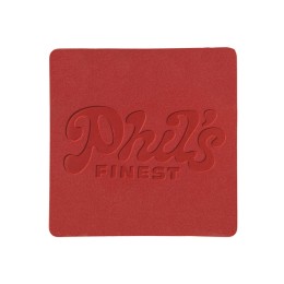 ПАТЧ КВАДРАТ nubuk (красный) 5,5 х 5,5 см