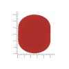 ПАТЧ ОВАЛ soft-touch (красный) 6,0 х 5,0 см