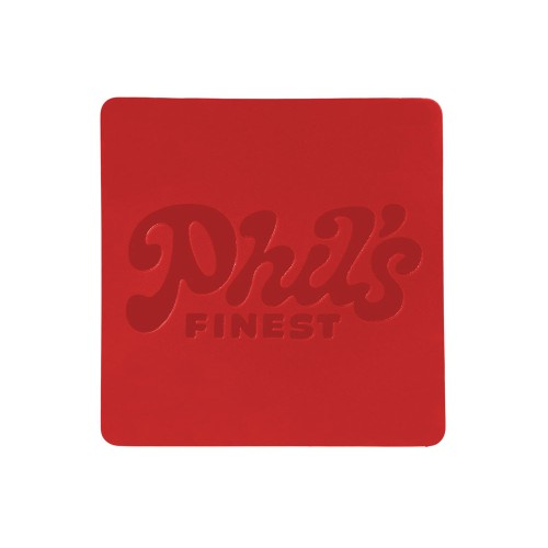 ПАТЧ КВАДРАТ soft-touch (красный) 5,5 х 5,5 см