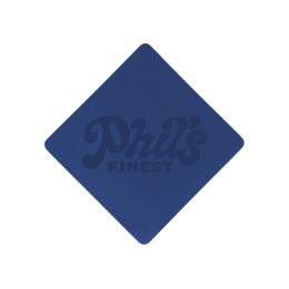 ПАТЧ РОМБ soft-touch (синий) 7,6 х 7,6 см