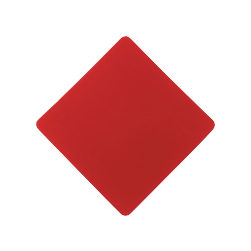 ПАТЧ РОМБ soft-touch (красный) 7,6 х 7,6 см