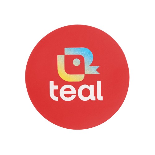 ПАТЧ КРУГ soft-touch (красный) 6,0 х 6,0 см