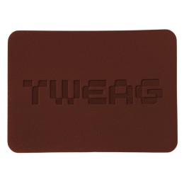 ПАТЧ ПРЯМОУГОЛНЫЙ nubuk (коричневый ) 5,0 х 7,0 см