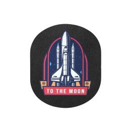 ПАТЧ ОВАЛ nubuk (чёрный) 6,0 х 5,0 см