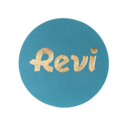 ПАТЧ КРУГ nubuk (голубой) 6,0 х 6,0 см