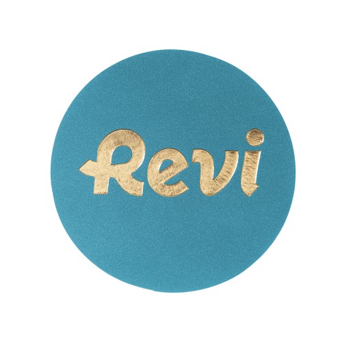 ПАТЧ КРУГ nubuk (голубой) 6,0 х 6,0 см