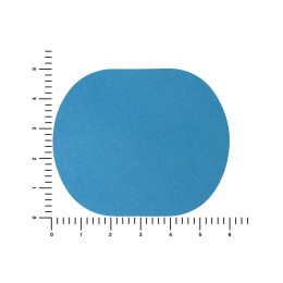 ПАТЧ ОВАЛ nubuk (голубой) 6,0 х 5,0 см