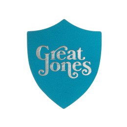 ПАТЧ ЩИТ nubuk (голубой) 6,6 х 5,5 см