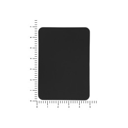 ПАТЧ ПРЯМОУГОЛНЫЙ nubuk (чёрный) 5,0 х 7,0 см