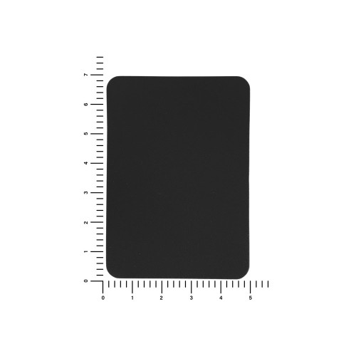 ПАТЧ ПРЯМОУГОЛНЫЙ nubuk (чёрный) 5,0 х 7,0 см
