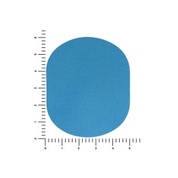 ПАТЧ ОВАЛ nubuk (голубой) 6,0 х 5,0 см