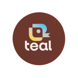 ПАТЧ КРУГ soft-touch (коричневый ) 6,0 х 6,0 см