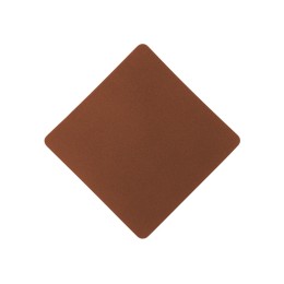 ПАТЧ РОМБ nubuk (коричневый ) 7,6 х 7,6 см