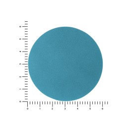 ПАТЧ КРУГ nubuk (голубой) 6,0 х 6,0 см