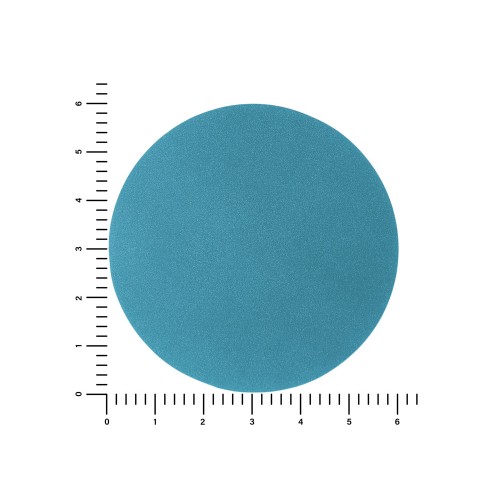 ПАТЧ КРУГ nubuk (голубой) 6,0 х 6,0 см