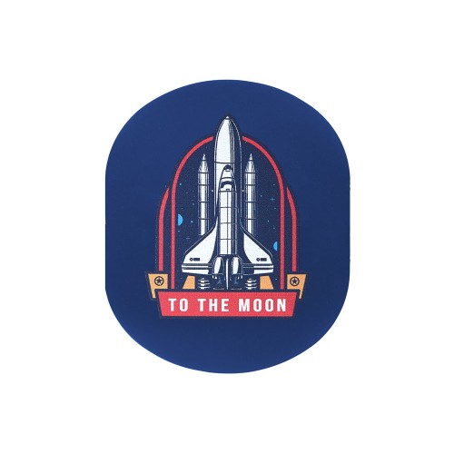 ПАТЧ ОВАЛ soft-touch (синий) 6,0 х 5,0 см