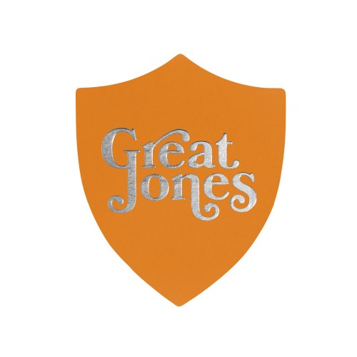 ПАТЧ ЩИТ soft-touch (оранжевый ) 6,6 х 5,5 см