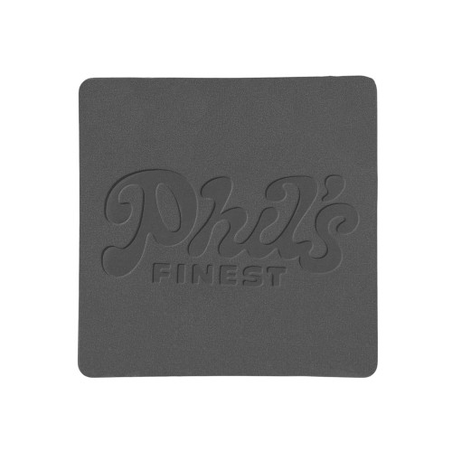 ПАТЧ КВАДРАТ nubuk (серый) 5,5 х 5,5 см