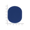 ПАТЧ ОВАЛ soft-touch (синий) 6,0 х 5,0 см