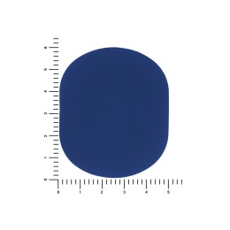 ПАТЧ ОВАЛ soft-touch (синий) 6,0 х 5,0 см