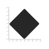 ПАТЧ РОМБ soft-touch (чёрный) 7,6 х 7,6 см