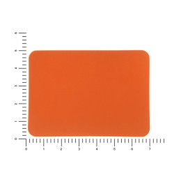 ПАТЧ ПРЯМОУГОЛНЫЙ soft-touch (оранжевый ) 5,0 х 7,0 см