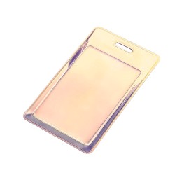 Чехол для пропуска переливающийся "Aurora", мультицвет