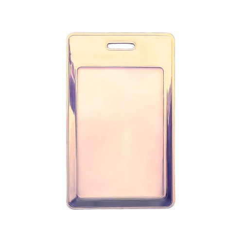 Чехол для пропуска переливающийся "Aurora", мультицвет