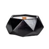 Свеча в декоративном стакане "Geometry", черный