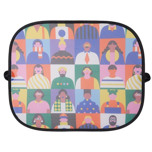 Комплект из 2-х автомобильных солнцезащитных экранов с возможностью полноцветной печати