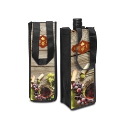 Чехол для бутылки из нетканого материала PET с возможностью полноцветной печати