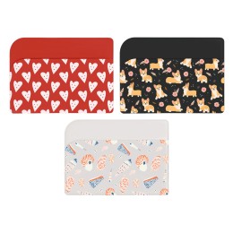 Картхолдер для 3-х карт с возможностью полноцветной  УФ-печати, софт-тач